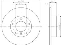 Disc frana punte fata BMW Z3 (E36) - OEM - MAXGEAR: 19-0688 - W02371859 - LIVRARE DIN STOC in 24 ore!!!