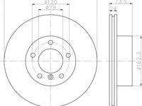 Disc frana punte fata BMW Z4 (E89) - OEM - MAXGEAR: 19-1321 - W02157901 - LIVRARE DIN STOC in 24 ore!!!