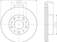 Disc frana punte fata CITROEN RELAY platou/sasiu (244) - Cod intern: W20140330 - LIVRARE DIN STOC in 24 ore!!!