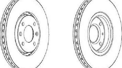 Disc frana punte fata CITROEN XANTIA BREAK ( 