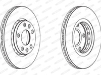 Disc frana punte fata (DDF1728C FERODO PREMIER) DACIA,NISSAN,RENAULT