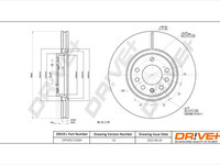 Disc frana punte fata (DP1010110361 DRIVE) OPEL,SAAB,VAUXHALL