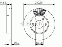 Disc frana punte fata KIA CEED 12- - Cod intern: W20270050 - LIVRARE DIN STOC in 24 ore!!!