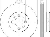 Disc frana punte fata KIA RIO III (UB) - OEM -MAXGEAR: 19-3211|19-3211 - W02747973 - LIVRARE DIN STOC in 24 ore!!!