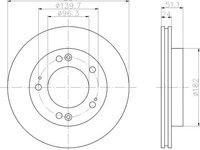 Disc frana punte fata KIA SPORTAGE (JE_, KM_) - OEM - MAXGEAR: 19-2520 - W02746952 - LIVRARE DIN STOC in 24 ore!!!