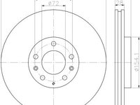 Disc frana punte fata MAZDA CX-7/CX-9 07- - Cod intern: W20058147 - LIVRARE DIN STOC in 24 ore!!!