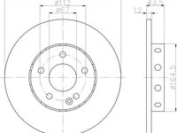 Disc frana punte fata MERCEDES-BENZ B-CLASS (W246, W242) - Cod intern: W20140302 - LIVRARE DIN STOC in 24 ore!!!