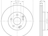 Disc frana punte fata MERCEDES-BENZ CLC-CLASS (CL203) - OEM - MAXGEAR: 19-0725 - W02116407 - LIVRARE DIN STOC in 24 ore!!!