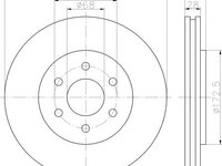 Disc frana punte fata NISSAN NAVARA platou/sasiu (D40) - OEM - MAXGEAR: 19-1815 - W02372005 - LIVRARE DIN STOC in 24 ore!!!