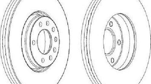 Disc frana punte fata OPEL ASTRA G CUPE ( F07