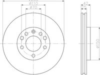 Disc frana punte fata OPEL ASTRA H Sport Hatch (L08) - Cod intern: W20140342 - LIVRARE DIN STOC in 24 ore!!!