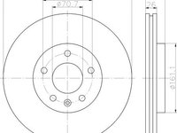 Disc frana punte fata OPEL ASTRA H Van (L70) - OEM - MAXGEAR: 19-2332 - W02747749 - LIVRARE DIN STOC in 24 ore!!!