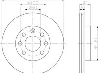 Disc frana punte fata OPEL CORSA B STATION WAGON (F35) - OEM - MAXGEAR: 19-0805 - W02371886 - LIVRARE DIN STOC in 24 ore!!!