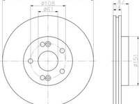 Disc frana punte fata RENAULT LAGUNA cupe (DT0/1) - OEM - MAXGEAR: 19-1299 - W02339030 - LIVRARE DIN STOC in 24 ore!!!