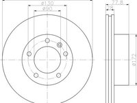 Disc frana punte fata RENAULT MASTER II bus (JD) - OEM - MAXGEAR: 19-0810 - W02371887 - LIVRARE DIN STOC in 24 ore!!!