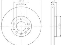 Disc frana punte fata SAAB 9-5 (YS3G) - Cod intern: W20140238 - LIVRARE DIN STOC in 24 ore!!!