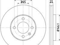 Disc frana punte fata SEAT LEON ST (5F8) - Cod intern: W20141200 - LIVRARE DIN STOC in 24 ore!!!