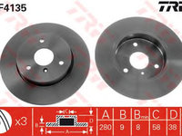 Disc frana punte fata SMART FORTWO 07- - Cod intern: W20009404 - LIVRARE DIN STOC in 24 ore!!!