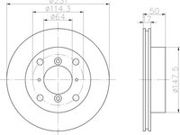 Disc frana punte fata SUZUKI ALTO (HA12, HA23) - OEM -MAXGEAR: 19-0750|19-0750 - W02157764 - LIVRARE DIN STOC in 24 ore!!!