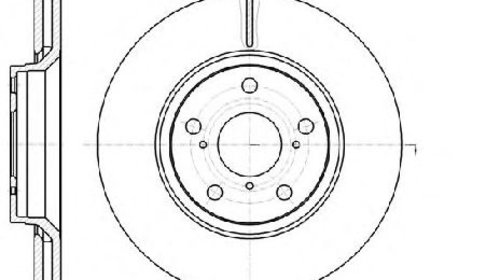 Disc frana punte fata TOYOTA AVENSIS COMBI ( 