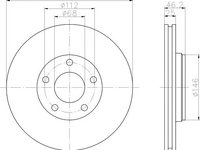 Disc frana punte fata VOLKSWAGEN PASSAT Variant (3A5, 35I) - OEM - MAXGEAR: 19-0757 - W02307826 - LIVRARE DIN STOC in 24 ore!!!