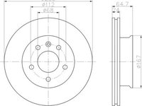 Disc frana punte fata VOLKSWAGEN TOURAN (1T3) - OEM - MAXGEAR: 19-0996 - W02371911 - LIVRARE DIN STOC in 24 ore!!!