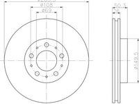 Disc frana punte fata VOLVO S60 I 2.4 Bifuel (LPG) - OEM - MAXGEAR: 19-1296 - W02339028 - LIVRARE DIN STOC in 24 ore!!!