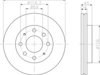 Disc frana punte fata VOLVO V40 combi (VW) - Cod intern: W20140230 - LIVRARE DIN STOC in 24 ore!!!