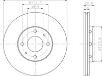 Disc frana punte fata VOLVO V40 combi (VW) - OEM - MAXGEAR: 19-0734 - W02337984 - LIVRARE DIN STOC in 24 ore!!!