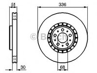 Disc frana punte fata VOLVO XC90 I - OEM - MAXGEAR: 19-1835 - W02157557 - LIVRARE DIN STOC in 24 ore!!!