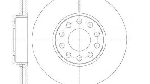 Disc frana punte fata VW PASSAT VARIANT ( 3B6