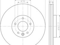 Disc frana punte fata VW T5/T6/PASSAT/CC B6/B7 09- 340MM - Cod intern: W20141232 - LIVRARE DIN STOC in 24 ore!!!