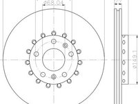 Disc frana punte spate AUDI A8 (4D2, 4D8) - OEM - MAXGEAR: 19-2512 - W02747008 - LIVRARE DIN STOC in 24 ore!!!