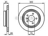 Disc frana punte spate BMW E36 M3 - Cod intern: W20141285 - LIVRARE DIN STOC in 24 ore!!!