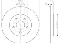 Disc frana punte spate FORD MONDEO 00- - Cod intern: W20058103 - LIVRARE DIN STOC in 24 ore!!!