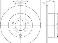 Disc frana punte spate JEEP GRAND CHEROKEE Mk II (WJ, WG) - OEM - MAXGEAR: 19-2858 - W02748006 - LIVRARE DIN STOC in 24 ore!!!