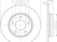 Disc frana punte spate MAZDA 6 (GG) - OEM - MAXGEAR: 19-0943 - W02116474 - LIVRARE DIN STOC in 24 ore!!!