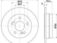 Disc frana punte spate MERCEDES-BENZ COUPE (C124) - Cod intern: W20140289 - LIVRARE DIN STOC in 24 ore!!!