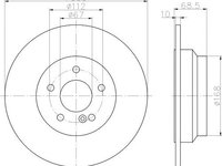 Disc frana punte spate MERCEDES-BENZ E-CLASS cupe (C207) - OEM - MAXGEAR: 19-1198 - W02157876 - LIVRARE DIN STOC in 24 ore!!!