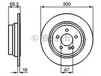 Disc frana punte spate MERCEDES-BENZ E-CLASS cupe (C207) - Cod intern: W20140591 - LIVRARE DIN STOC in 24 ore!!!