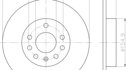 Disc frana punte spate OPEL ASTRA H Sport Hat