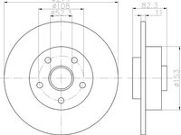 Disc frana punte spate RENAULT GRAND SCENIC III (JZ0/1_) - OEM - MAXGEAR: 19-1276 - W02307952 - LIVRARE DIN STOC in 24 ore!!!