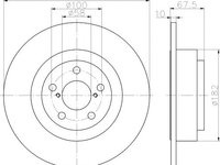 Disc frana punte spate SSANGYONG REXTON - OEM - MAXGEAR: 19-2357 - W02754945 - LIVRARE DIN STOC in 24 ore!!!