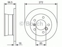 Disc frana punte spate VOLKSWAGEN JETTA IV (162, 163) - OEM - MAXGEAR: 19-0794MAX - W02746523 - LIVRARE DIN STOC in 24 ore!!!