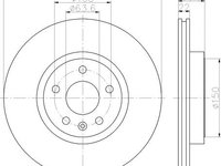 Disc frana punte spate VOLVO XC60 - OEM - MAXGEAR: 19-2335 - W02747807 - LIVRARE DIN STOC in 24 ore!!!