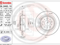 Disc frana puntea spate (08946211 ABS) VOLVO