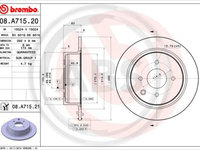 Disc frana puntea spate (08A71521 ABS) NISSAN,NISSAN (DFAC)