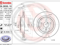 Disc frana puntea spate (09B02611 ABS) VOLVO,VOLVO ASIA