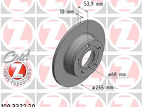 Disc frana puntea spate (100332220 ZIMMERMANN) AUDI