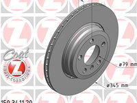 Disc frana puntea spate (150341120 ZIMMERMANN) BMW